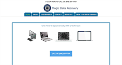 Desktop Screenshot of magicdatarecovering.com